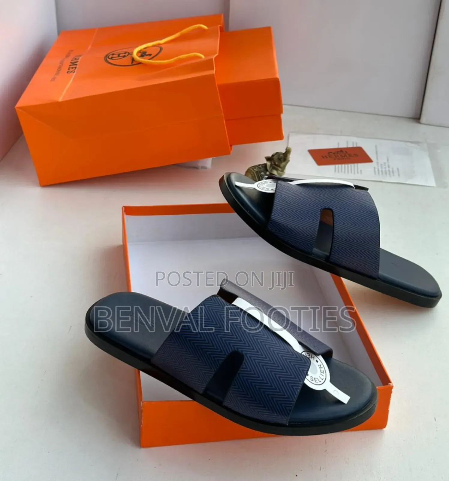 Original Hermes Flat Leather Pam