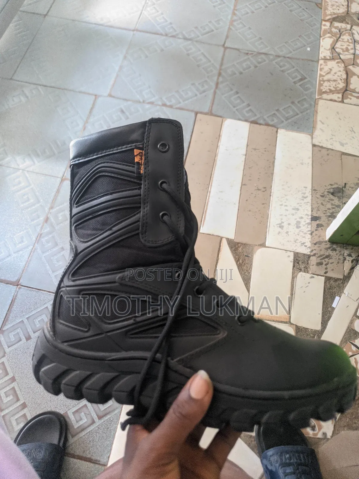 Bates Canvas Boot
