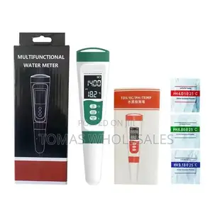 5-in-1 Digital Water Quality Meter: Ph, Ec, Tds, Salt, Temp.Tester
