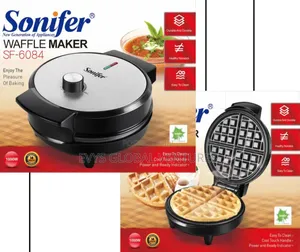 Sonifer Waffle Maker With Adjustable Temperature Control - Sf-6084