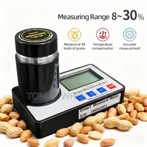 Smart Grain Moisture Meter: 19-in-1 Digital Tester With Temperature