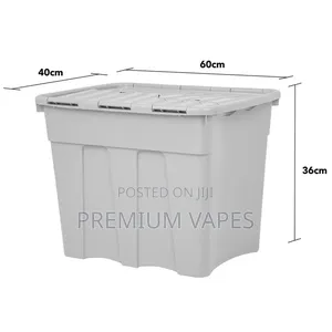 Wham 80 Litres Grey Croc Box Lid