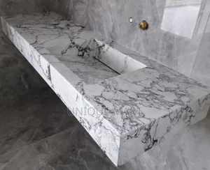 Marble Sink Countertop, Crafted From Natural Marble Stone