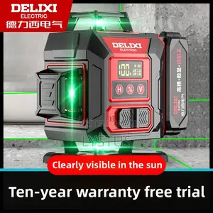 Outdoor Digital Green Laser Level 12-lines Automatic Self-leveling