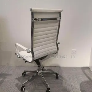 White High Back Leather Office Chair