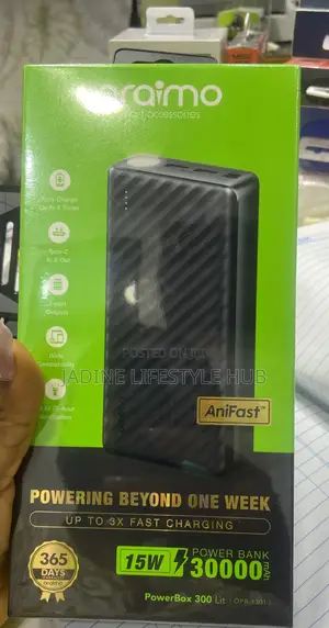 30000 Mah Oraimo 15w Fast Charge Powerbank