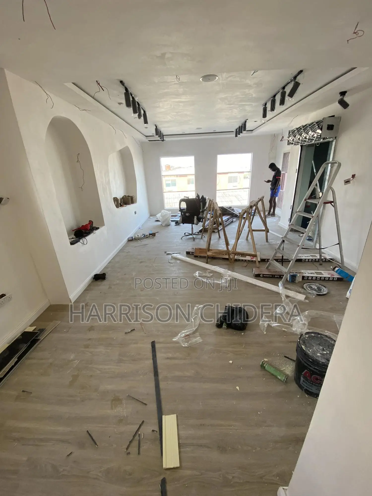 Cream Cheese Wooden Floor Spc