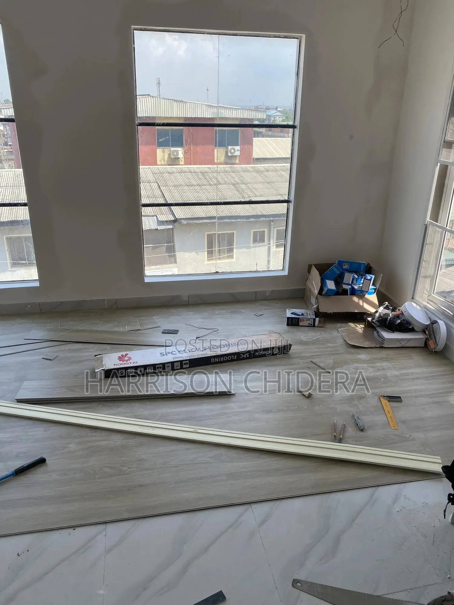 Cream Cheese Wooden Floor Spc