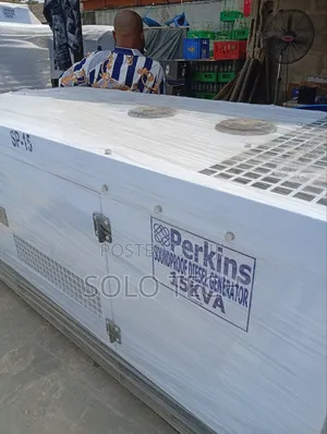 Brand New 15 Kva Perkins Soundproof Diesel Generator 100% Copper Coil