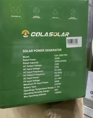 Cola 1000pro Solar Generator