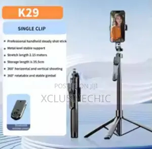 Mobile Phone Bluetooth Selfie Stick With Wireless Remote