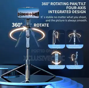 Mobile Phone Bluetooth Selfie Stick With Wireless Remote