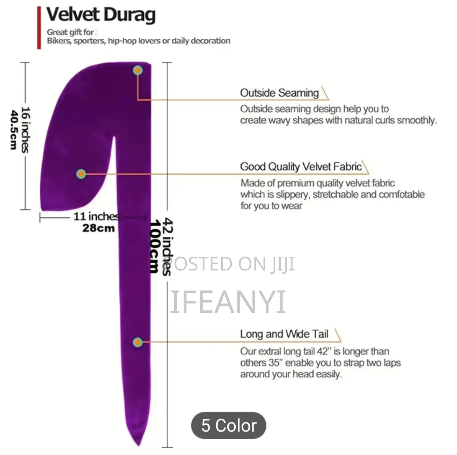 Durag (Silk and Velvet)