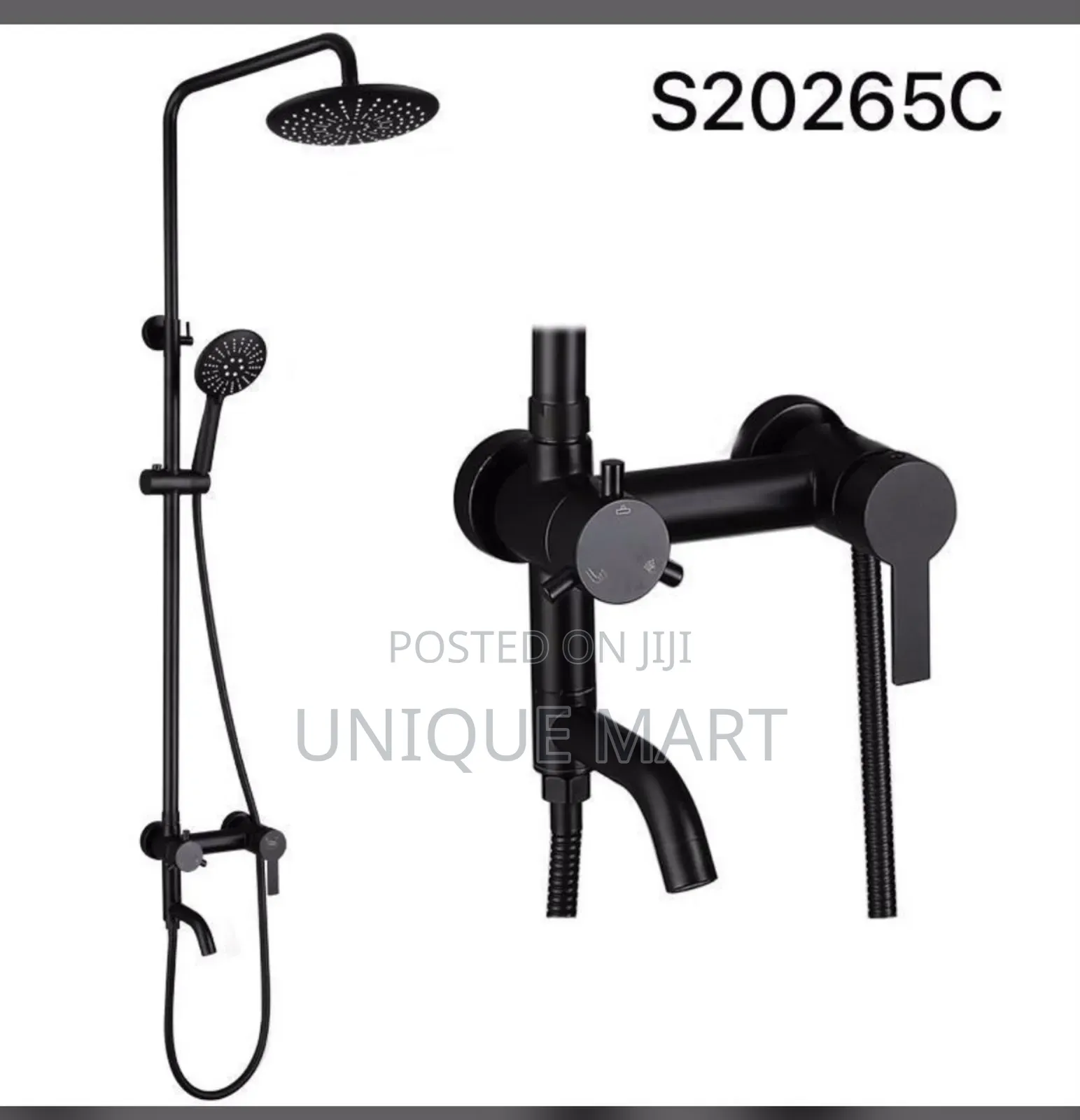 Quality Black Matte Shower System