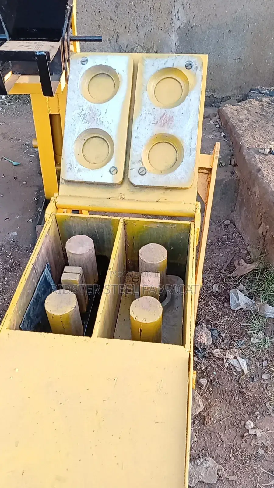 Manual Brick's Machine Made by Ridster Steel Fabrication Services.