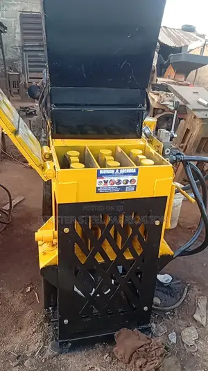 Manual Brick's Machine Made by Ridster Steel Fabrication Services.