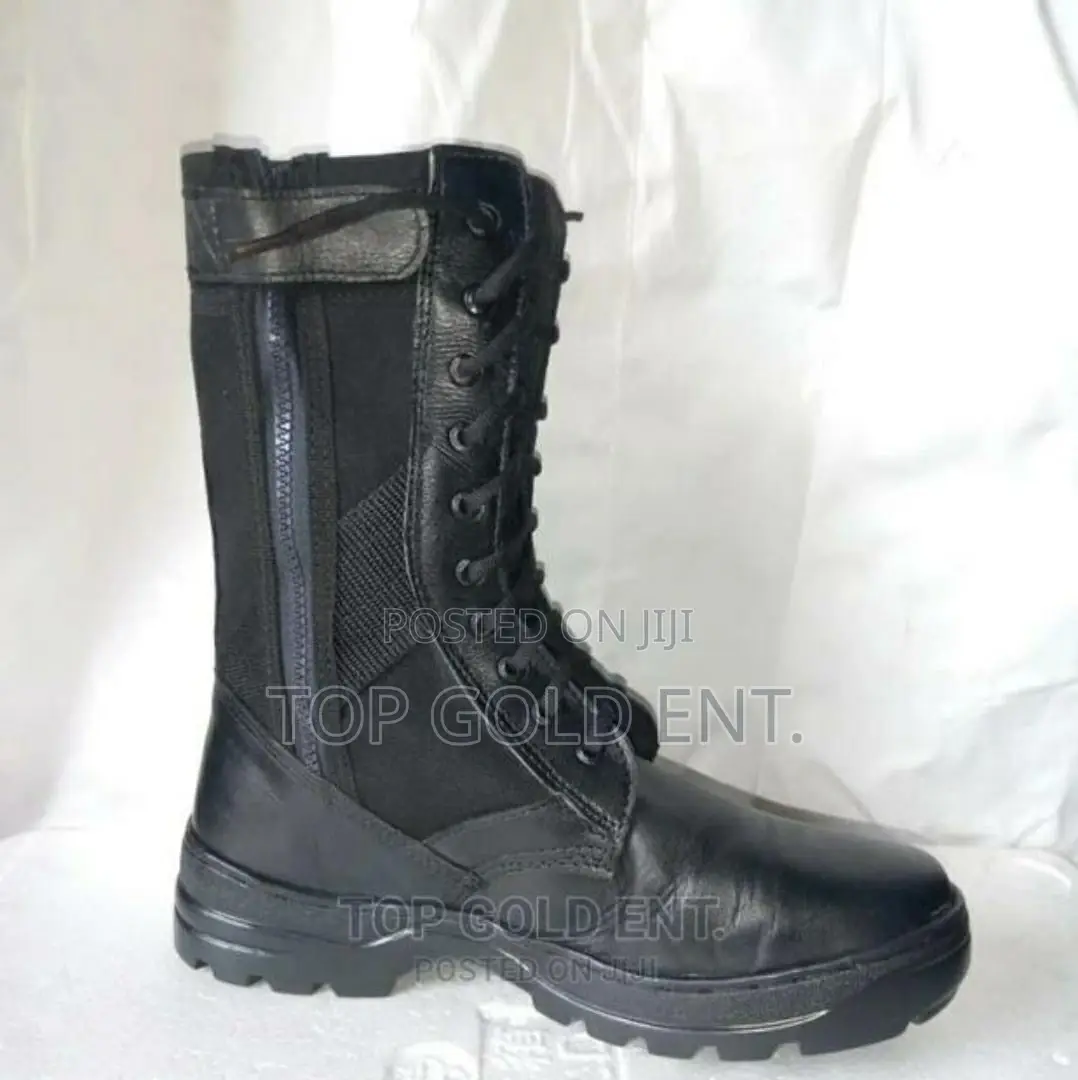 Quality Dessert Boot With Side Zip