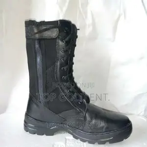 Quality Dessert Boot With Side Zip