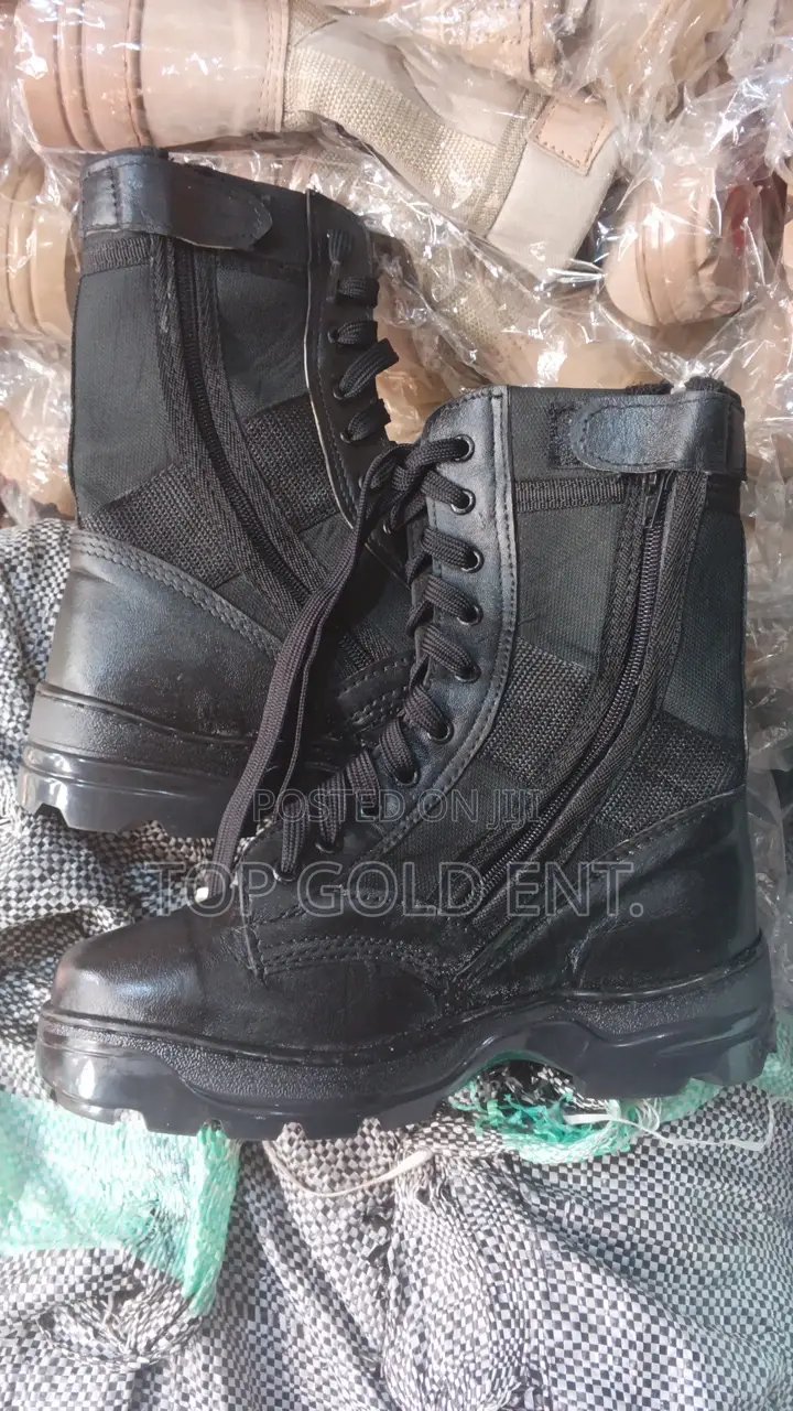 Quality Dessert Boot With Side Zip
