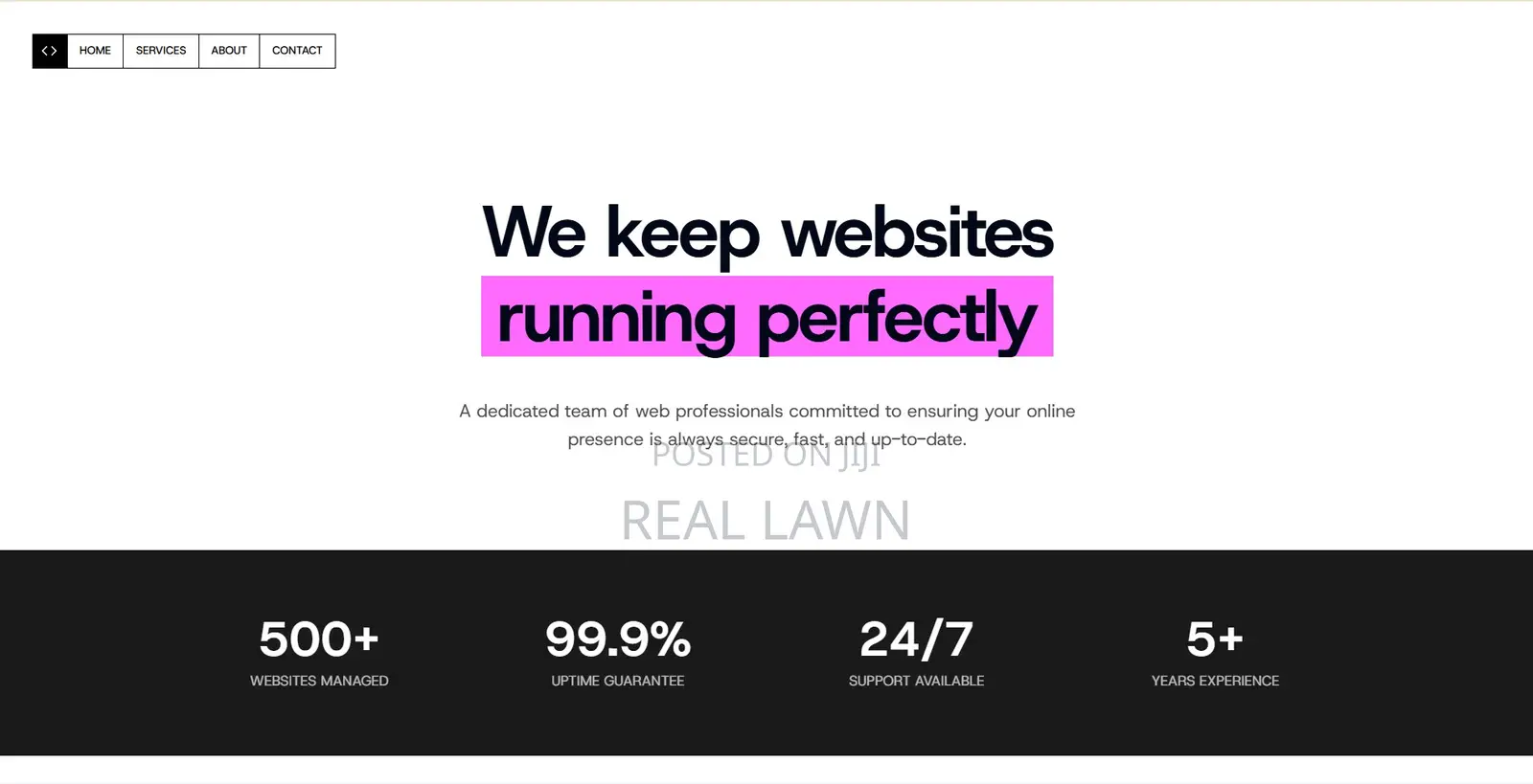 Website Maintenance Monthly Support | From | Demo First