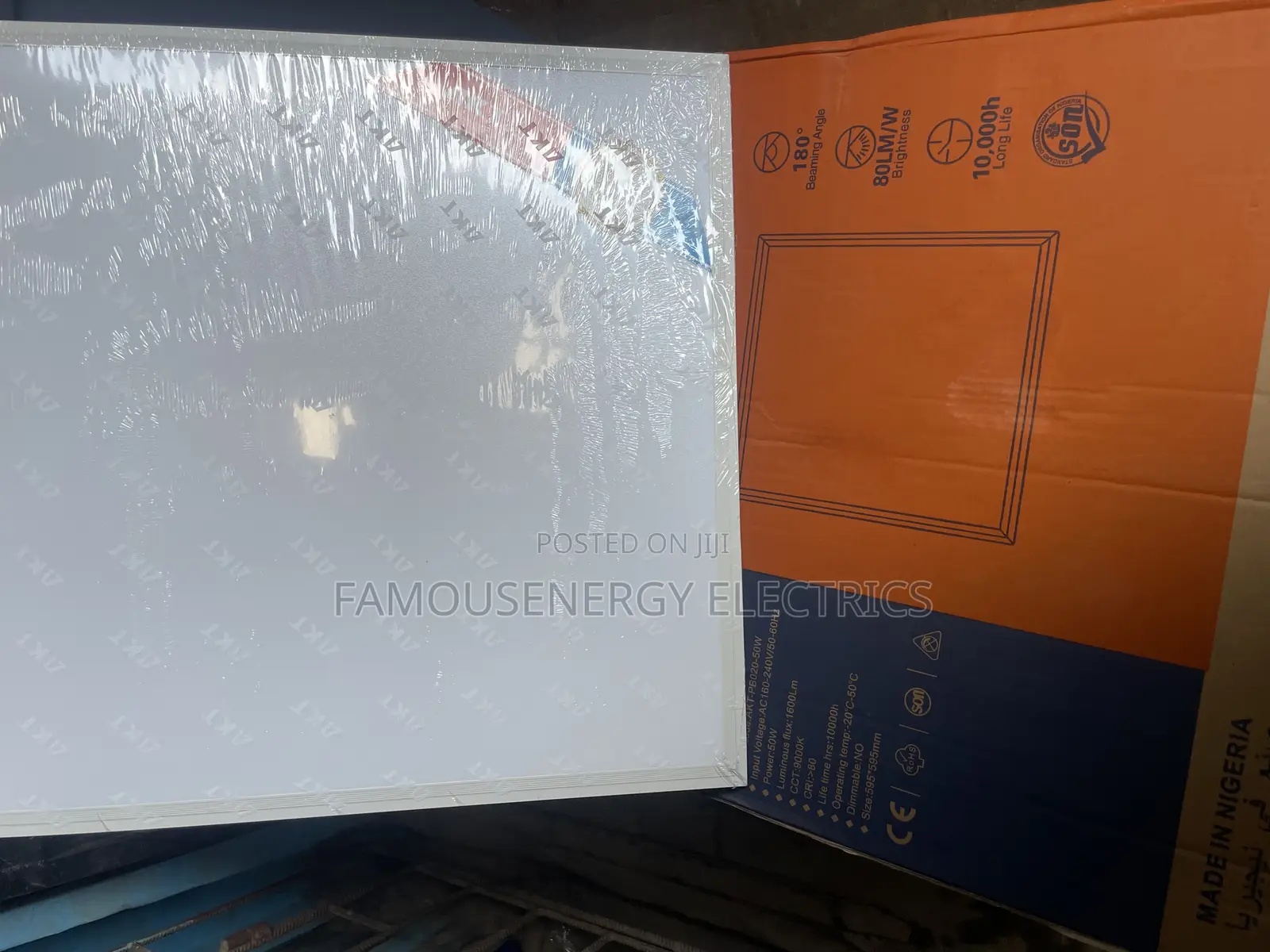 Led Panel Light or Modular Light Fitting 600x600mm