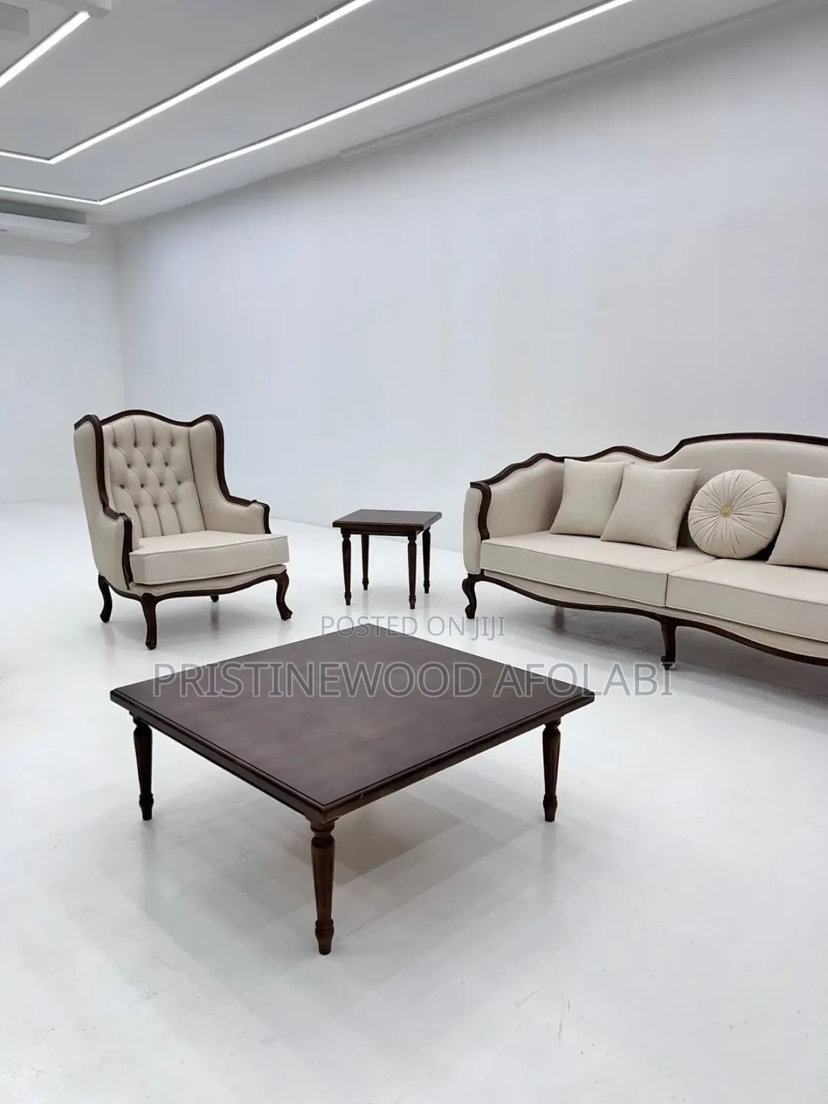 Pristine Wood Sofa