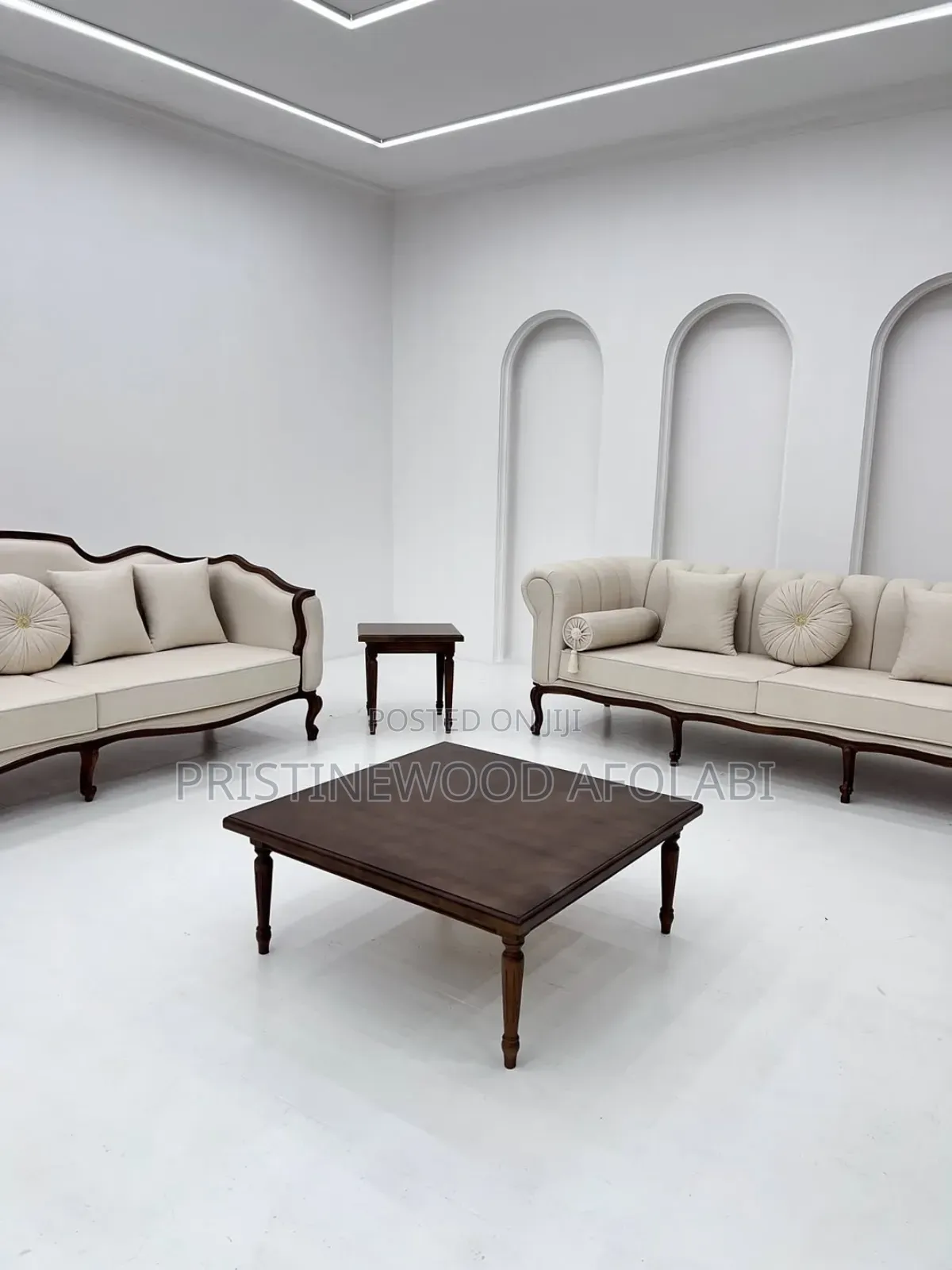 Pristine Wood Sofa