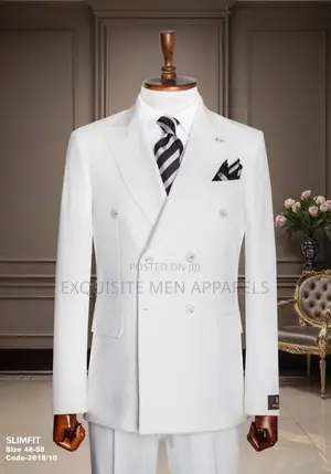 Quality Turkish Made Double Breasted Men’S Suit