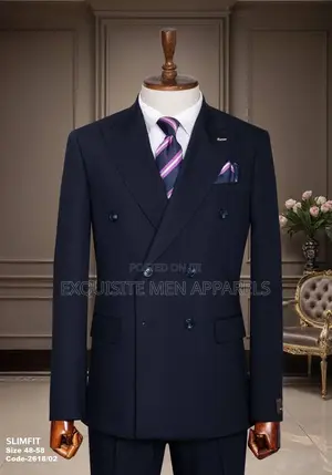 Quality Turkish Made Double Breasted Men’S Suit
