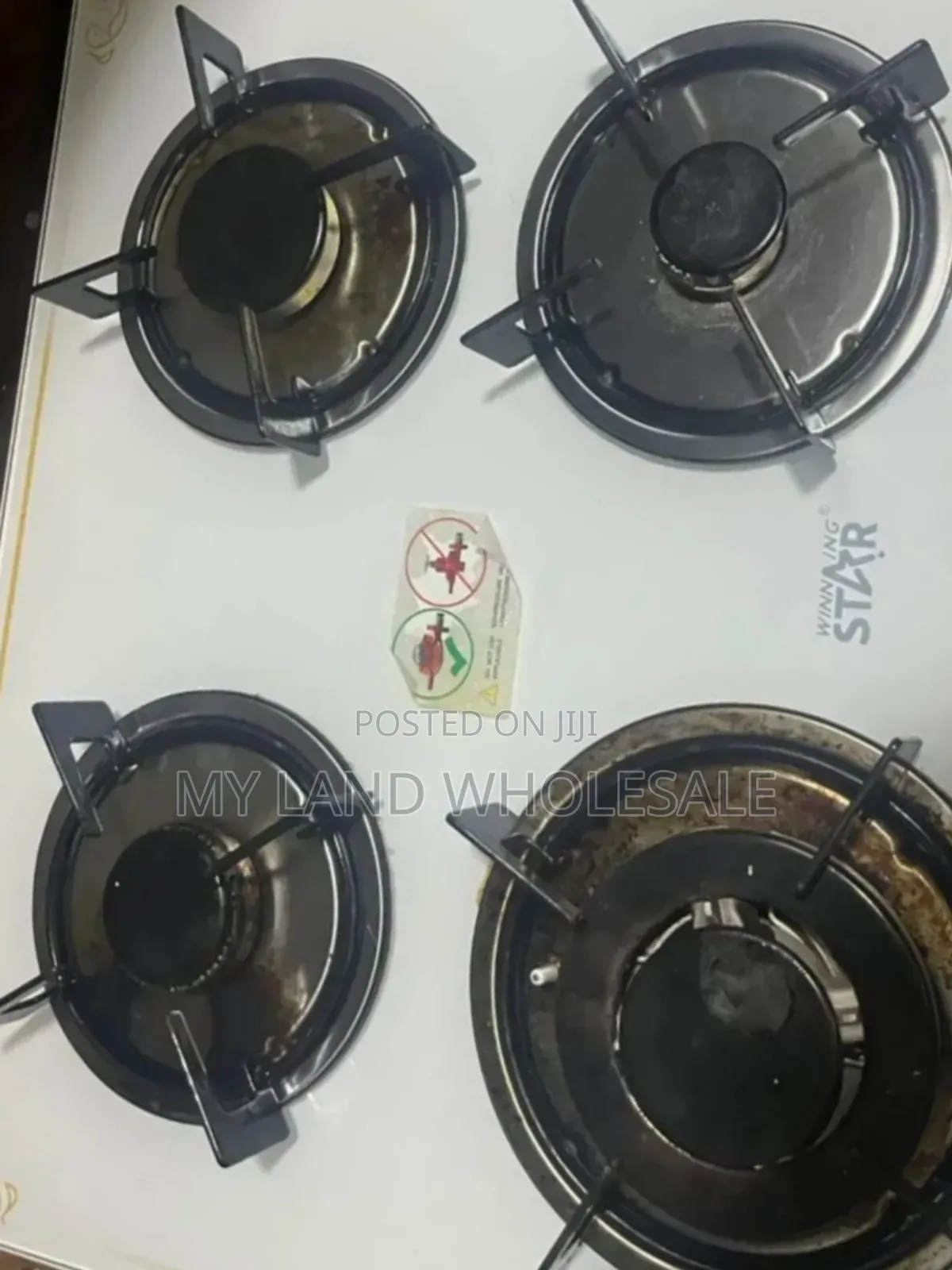 Automatic 4 Face Gas Burner