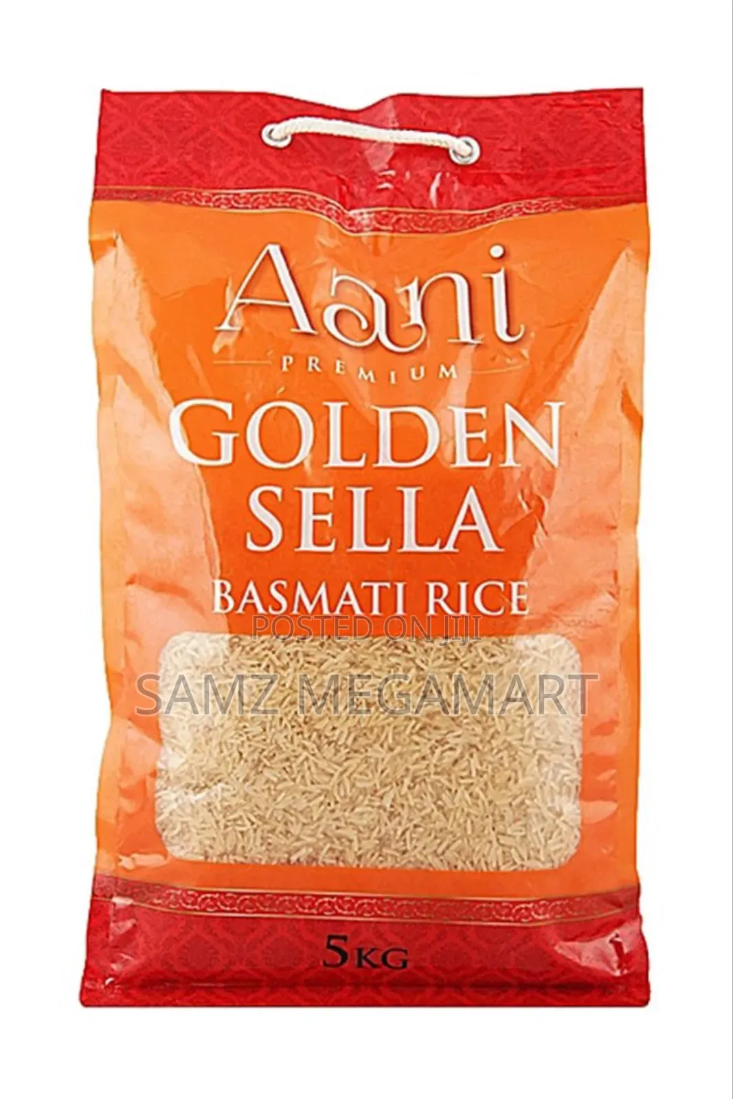 Aani Golden Sella Basmati Rice 5kg – Extra-long, Fluffy Rice - Samz ...