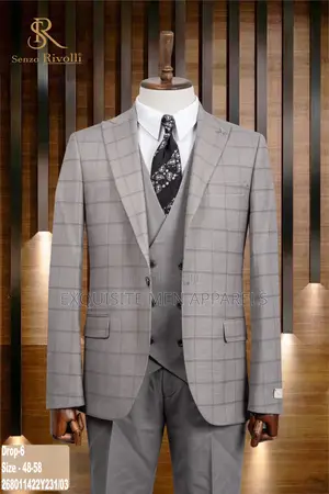 Quality Officials Checkers Turkish Men’S Suit