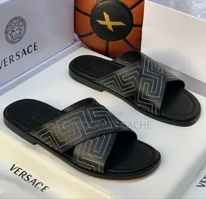 Versace Cross Slippers