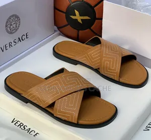 Versace Cross Slippers