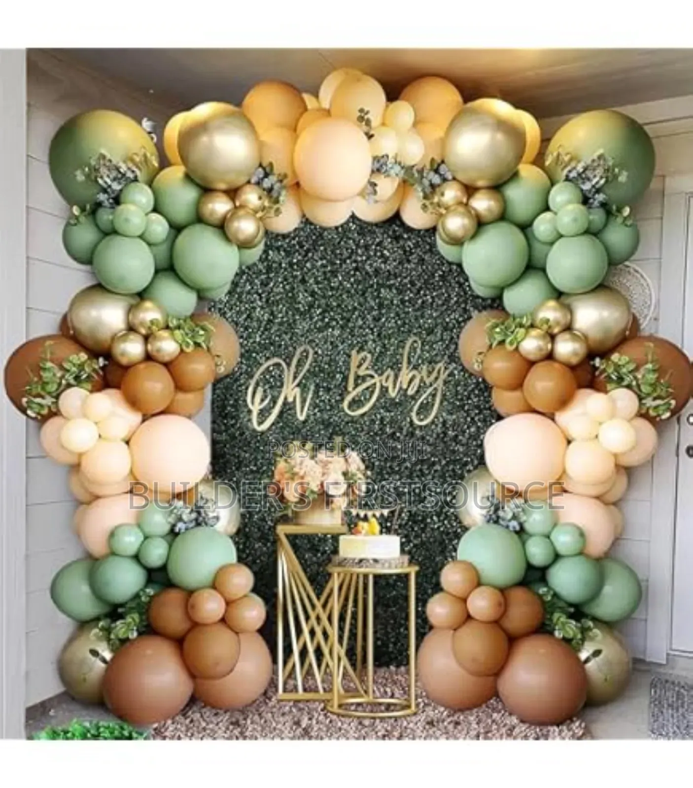 Balloon Styling Backdrop Setup