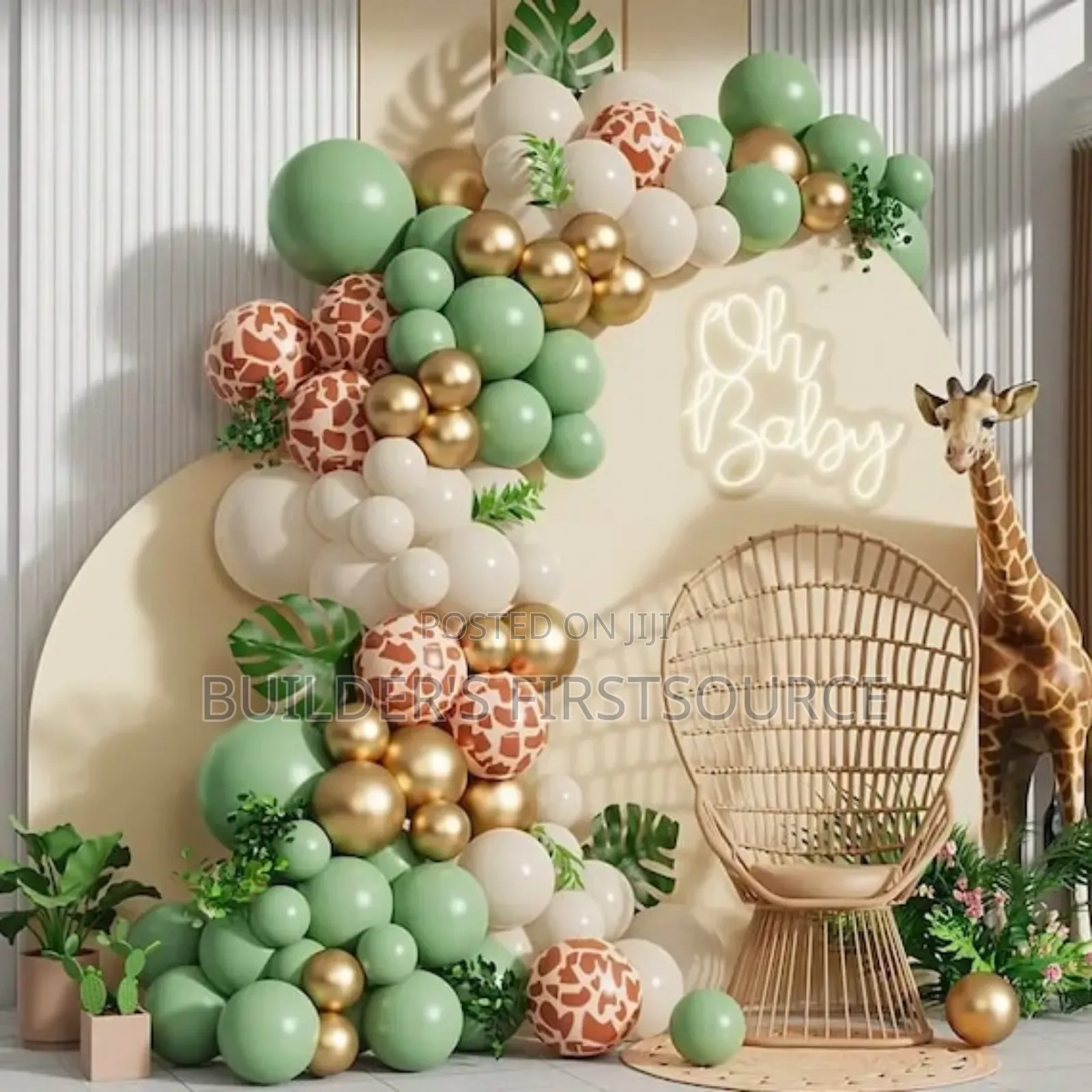 Balloon Styling Backdrop Setup