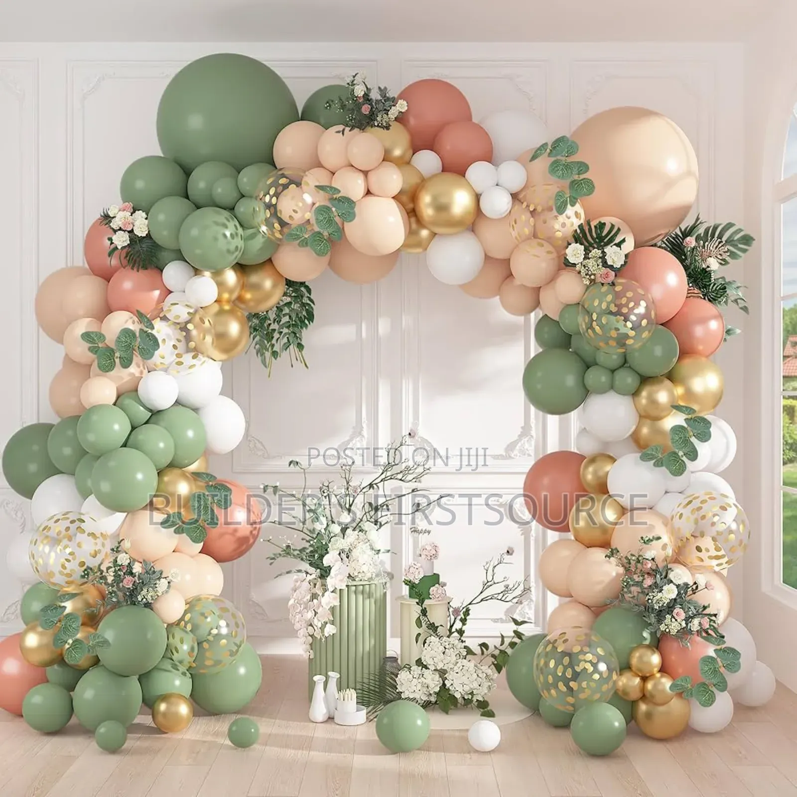 Balloon Styling Backdrop Setup