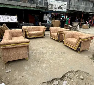 Modern Exquisite Complete Set Upholstery Fabric Sofa | Chairs | Couch