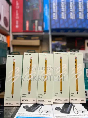 Green Lion Vintage 2 In 1 Stylus Pencil - Yellow