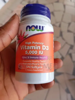 Now Foods Vitamin D3, 5000iu, 120 Softgels.
