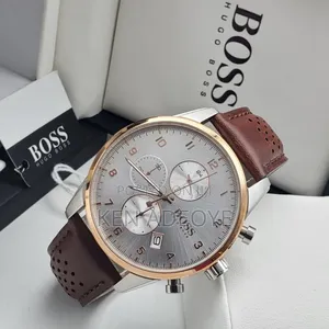 Boss Chronograph Leather Watch
