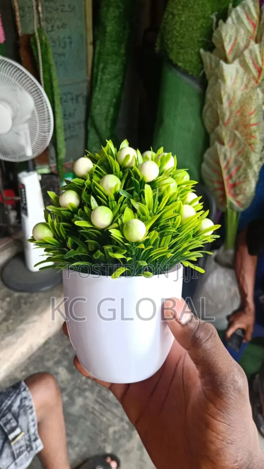 Artificial Flower and Pot Available