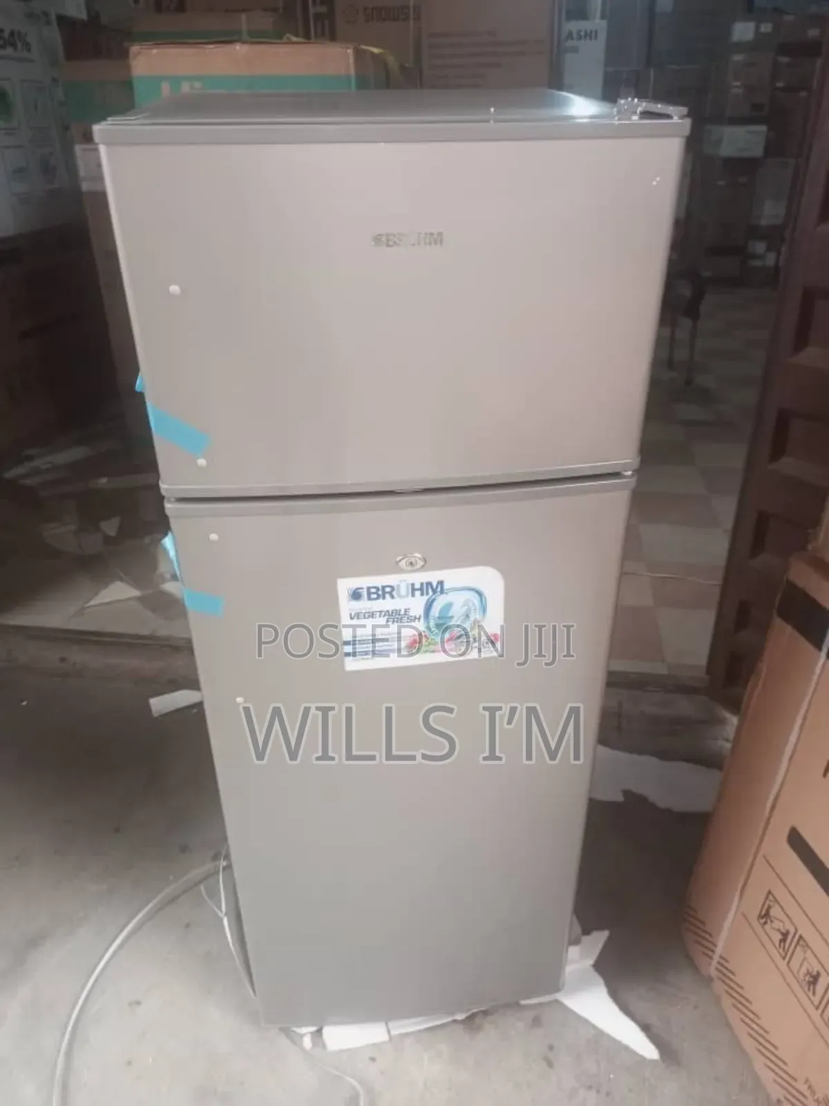 205 Liters Bruhm Refrigerator BFD-210md Silver Color