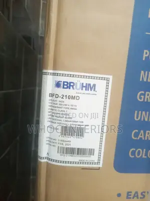 205 Liters Bruhm Refrigerator BFD-210md Silver Color