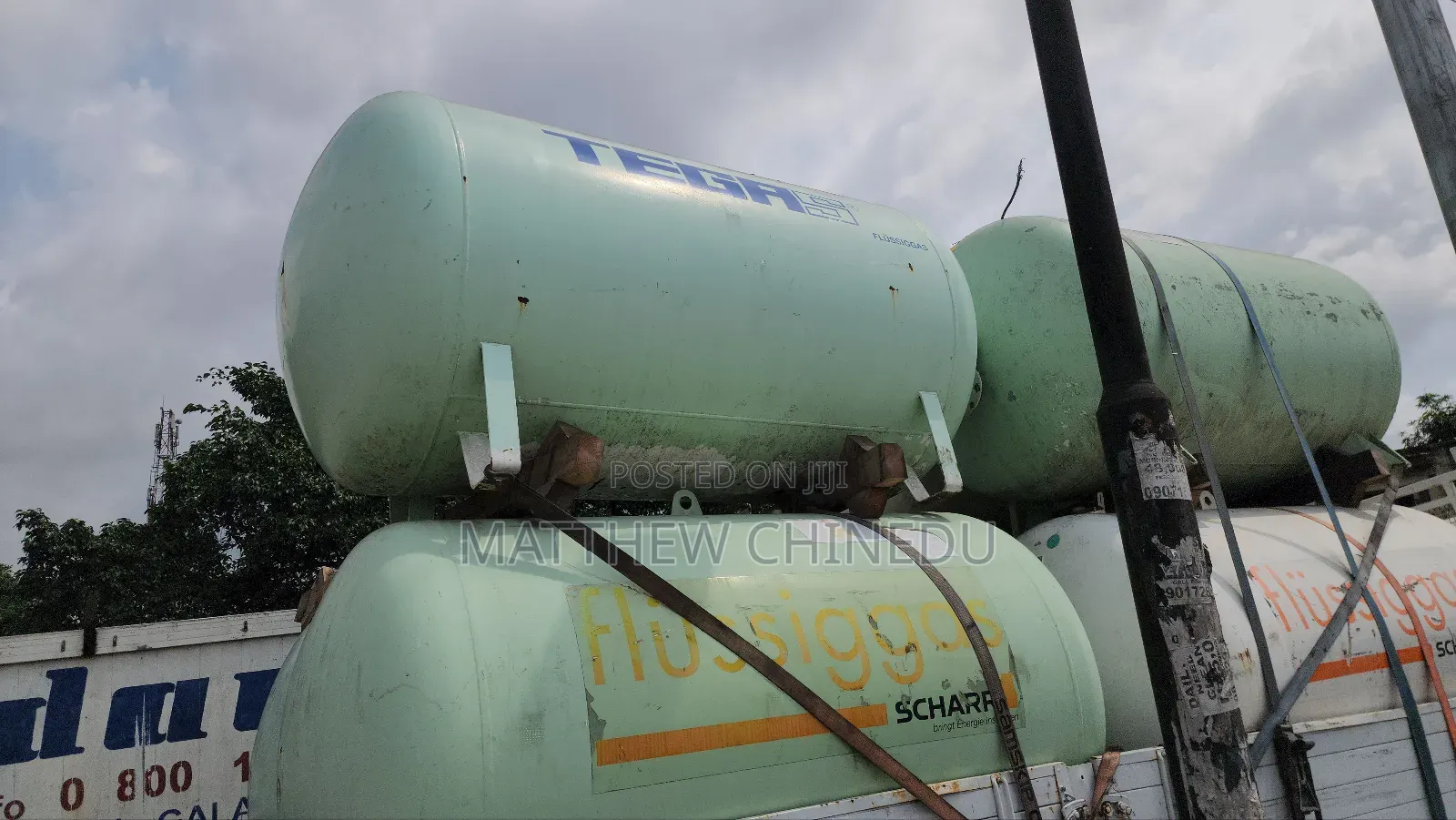 Newly Arrived 1.5tons LPG Gas Cylinders