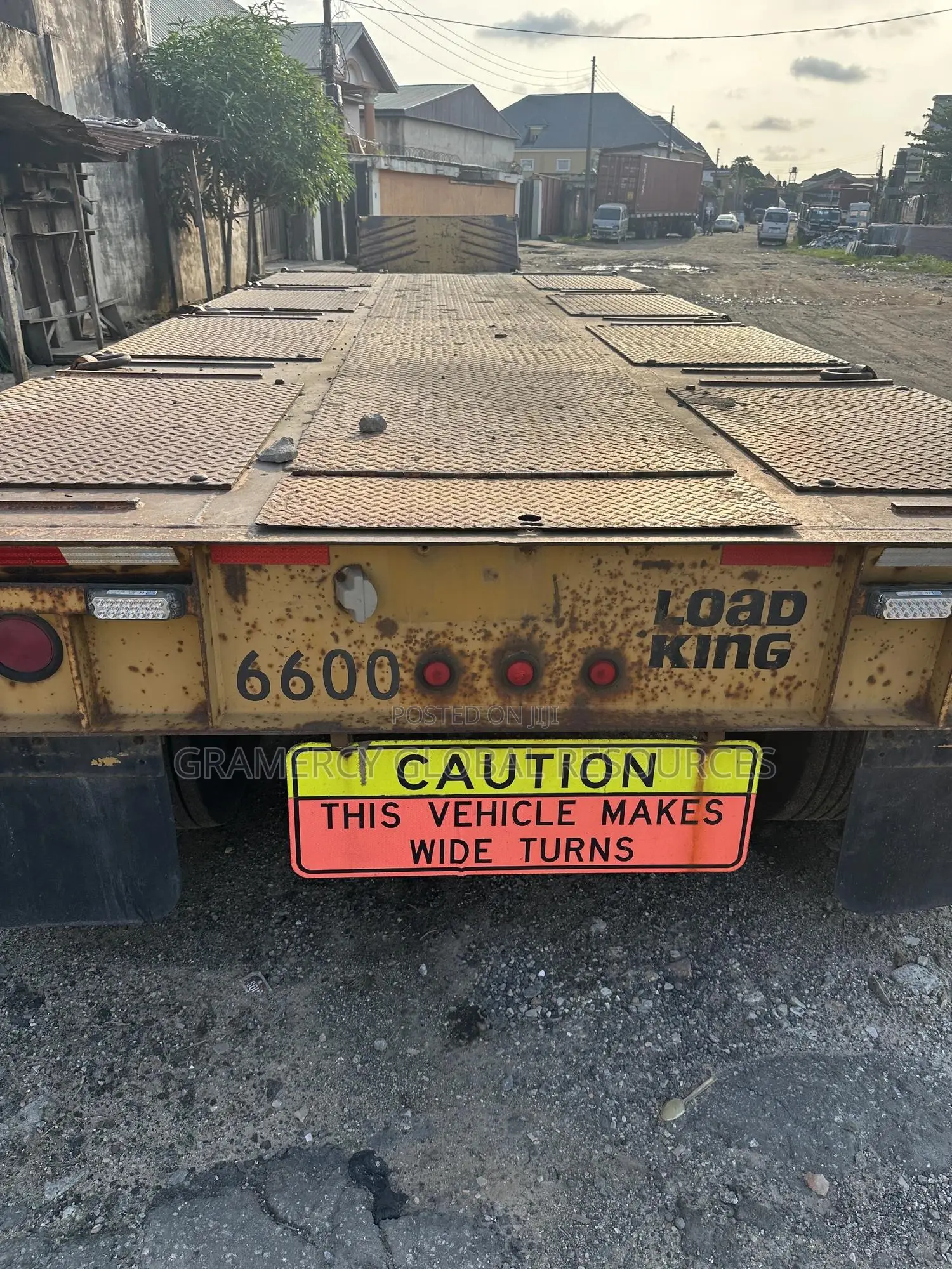 Foreign Used 120 Tons Front Loader Low Bed 4 Axles