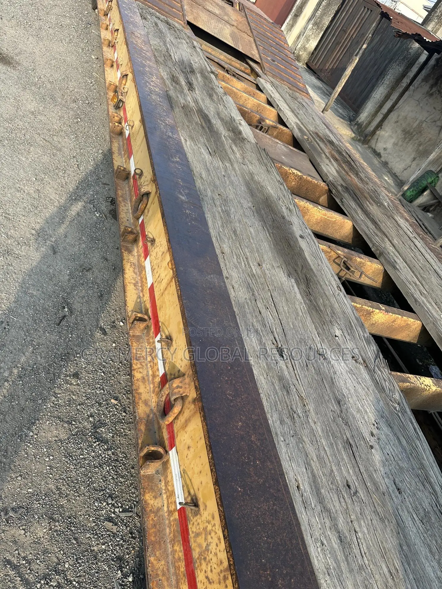 Foreign Used 120 Tons Front Loader Low Bed 4 Axles