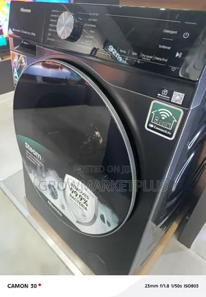 Hisense 12kg Front Load Wash Dry Wm-Hswm551245bb-Wd