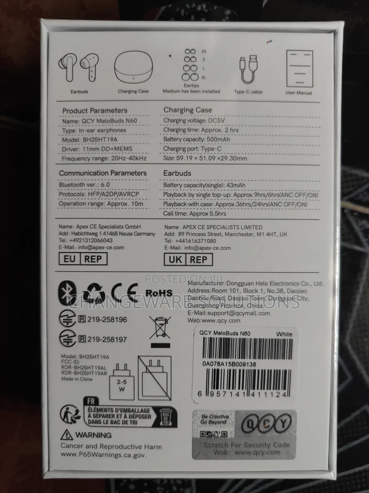 Qcy Melobuds N60