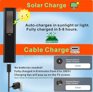 Solar Tv Remote for Samsung Smart Tv 2025-2018